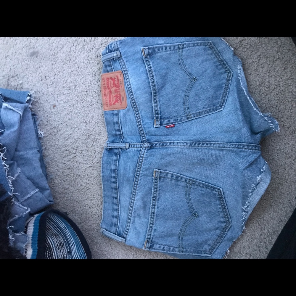 Levi jean shorts, short shorts
